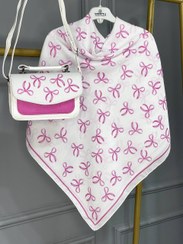 تصویر ست کیف و روسری پاپیون - شماره 