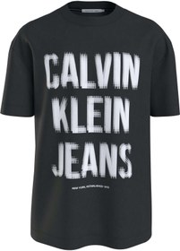 تصویر تی شرت مشکی مردانه آرم توهم اورجینال Calvin Klein 