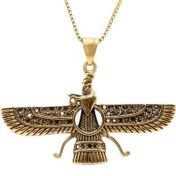 تصویر گردنبند استیل مردانه فروهر کد SP124 