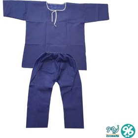 تصویر ست بیمار (بلوز+شلوار) MRI Disposable Clothes Set