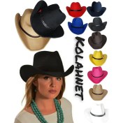 تصویر کلاه کابویی کمربند دار کد 5558 