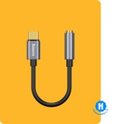 تصویر مبدل USB-C به AUX باسئوس مدل CATL54-0G 