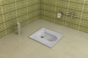 تصویر کاسه توالت گلسار مدل پارمیس رینگ بسته 21 