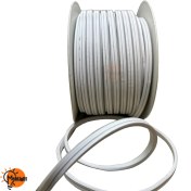 تصویر ریسه نئون فلکسی 12 ولت 50 متری - 50 متر / سفید 12V 50m flexible neon rope
