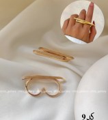 تصویر انگشتر مینیمال اقتصادی - کد 9 