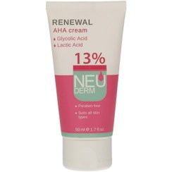 تصویر نئودرم-کرم لایه بردار تیوپی AHA13% ا Neuderm Renewal AHA Cream 50ml Neuderm Renewal AHA Cream 50ml