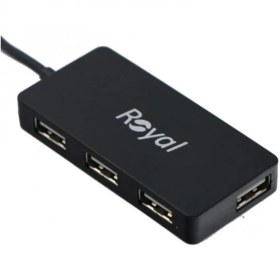 تصویر هاب 4 پورت USB رویال مدل RH2-210 Hub Royal RH2-210