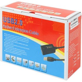 تصویر کابل افزایش طول USB 2.0 به طول 10 متر 