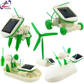 تصویر کیت آموزشی ربات 6 در 1 6 IN 1 EDUCATIONAL SOLAR KIT