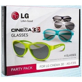تصویر عینک سه بعدی ال جی مدل: AG-F310 