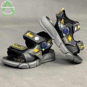 تصویر صندل بچگانه پسرانه فضانوردی سایز ۲۲ تا ۳۰ با جنس فوم 