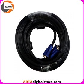 تصویر کابل لوتوس VGA Cable Lotus Black طول 10m 