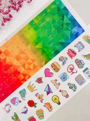 تصویر استیکر کیبورد رنگی 