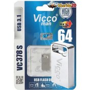 تصویر قیمت فروش عمده فلش 64 گیگ VICCOMAN مدل VC378S USB3.1 سرعت بالا 