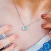 تصویر گردنبند جواهری پینترستی کد 050 