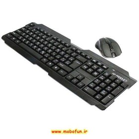 تصویر کیبورد و موس بی سیم ایکس پی XP-W4400B (XP W4400 Wireless Keyboard and Mouse)