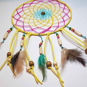 تصویر آویز دریم کچر زرد مدل DRMDIVARZRDD 