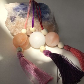 تصویر گوی آویز سنگ نمک 