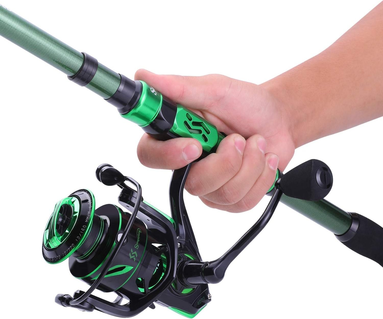 Sougayilang Fishing Rod Reel Combos,24Ton Carbon Fibre,Portable