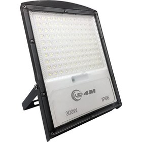 تصویر پروژکتور ریموت‌دار 300 وات SMD مدل خورشیدی LED 4M پرنور، ضدآب، مقاوم، هوشمند، بدون نیاز به برق 