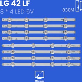 تصویر بکلایت تلویزیون ال جی مدل 42LF 