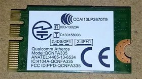 تصویر کارت وای فای و بلوتوث Atheros QCNFA335 