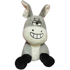 تصویر عروسک الاغ خندان بزرگ اورجینال Smiling Donkey Plush Doll