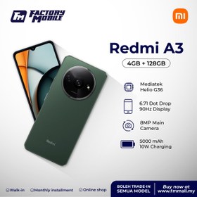 تصویر گوشی موبایل شیائومی مدل Redmi A3 دو سیم کارت ظرفیت 128/64 گیگابایت و رم 3 گیگابایت - 64GB / مشکی Xiaomi Redmi A3 Dual SIM 64/128GB And 3GB RAM Mobile Phone