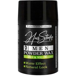 تصویر واکس پودری حالت دهنده و حجم دهنده مو مردانه hair studio سایز 20 گرمی 