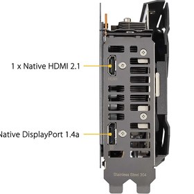 تصویر کارت گرافیک ایسوس مدل DUAL-RX6500XT-O4G حافظه 4 گیگابایت ASUS DUAL-RX6500XT-O4G Graphics Card