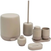 تصویر ست سرویس بهداشتی 7 تکه دلفین مدل NL-755-savana | کرم تیره | گارانتی اصالت و سلامت فیزیکی کالا 