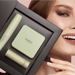 تصویر ست آرایشی گیاهی کیکو (پلت سایه، ریمل و رژ لب) Green Me Make Up Set Kiko milano