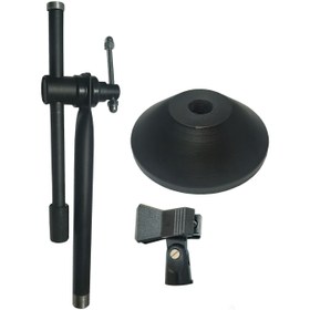 تصویر پایه میکروفن رومیزی desktop mic stand