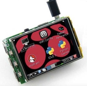 تصویر 3.2 TFT LCD Display Module Touch Screen For Raspberry Pi B+ B A+ pi 3 