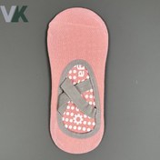 تصویر جوراب پیلاتس بنددار بسته 12 عددی (قیمت هر عدد 145 هزار تومان) شناسه 10100356 