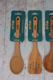 تصویر قاشق چوبی 