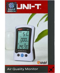 تصویر آنالایزر کیفیت هوای محیط یونیتی مدل UNI-T A25F UNI-T Meter 5 Measurement Air Desktop A25F