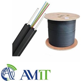 تصویر کابل فیبر نوری 4 کور سینگل مود FTTH دراپ 2 مهار رفسنجان 