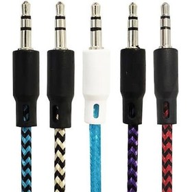 تصویر کابل AUX معمولی کنفی طول 80 سانتیمتر