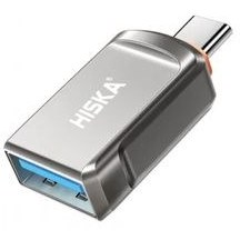 تصویر تبدیل USB به TYPE-C برند HISKA مدل H5 ا HISKA OTG TYPEC H5 HISKA OTG TYPEC H5
