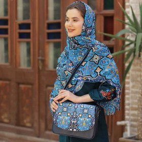 تصویر ست کیف و شال زنانه پرستو کد 06 Parstoo Women Bag and Shawl Set Code 06