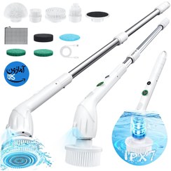 تصویر فرچه چرخشی شارژی ضدآب مدل BK-G09 - سفید 