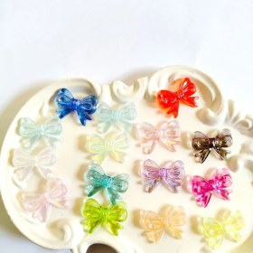 تصویر پاپیون رنگی شفاف 