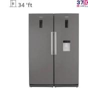 تصویر یخچال و فریزر دیپوینت مدل DEPOINT-D5IU-R+F-S27-SILVER 