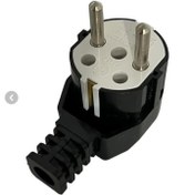 تصویر دوشاخه چپقی طرح استاندارد گوشا نگین نور(بسته 35 عدد) 