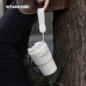 تصویر تراول ماگ سیتارایوری بنددار مدل 600 میلی لیتری Sitarayuri travel mug 360ml