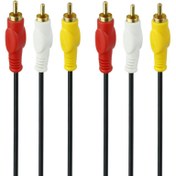 تصویر کابل 3 به 3 RCA وریتی طول 1.8 متر RCA 3 to 3