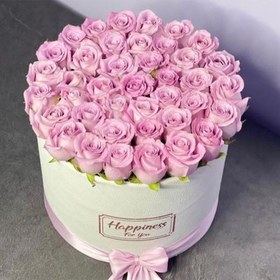 تصویر باکس گل رز صورتی 