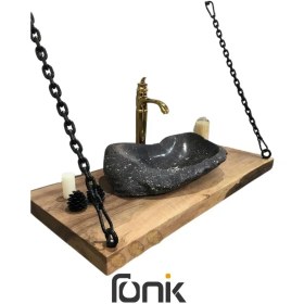 تصویر روشویی چوبی روستیک مدل 2011 