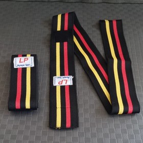 تصویر زانوبند بدنسازی 2 متری زانوبند اسکات 